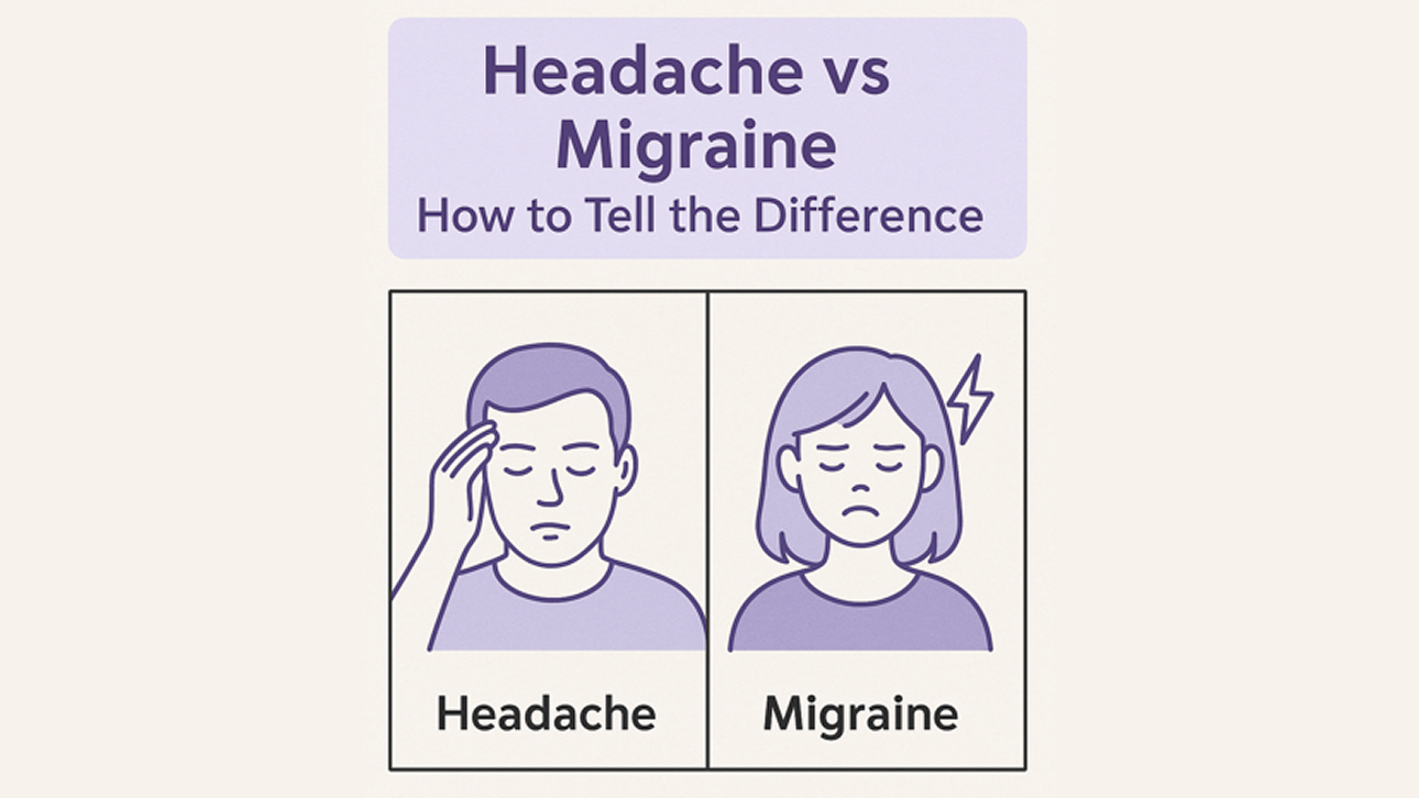Headache vs Migraine: How to Tell the Difference